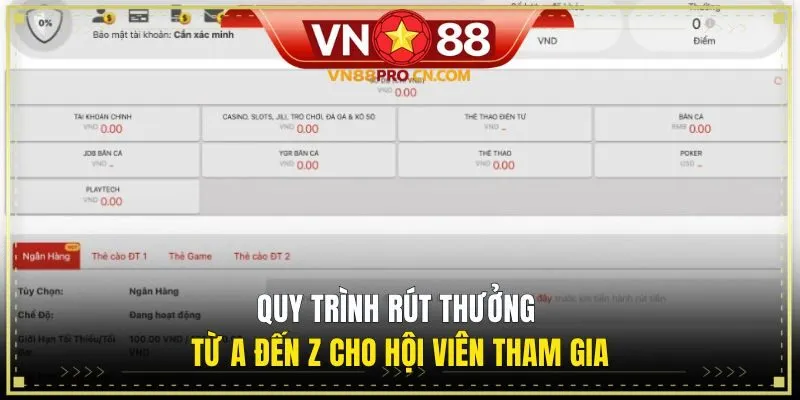 Quy trình rút thưởng từ A đến Z cho hội viên tham gia
