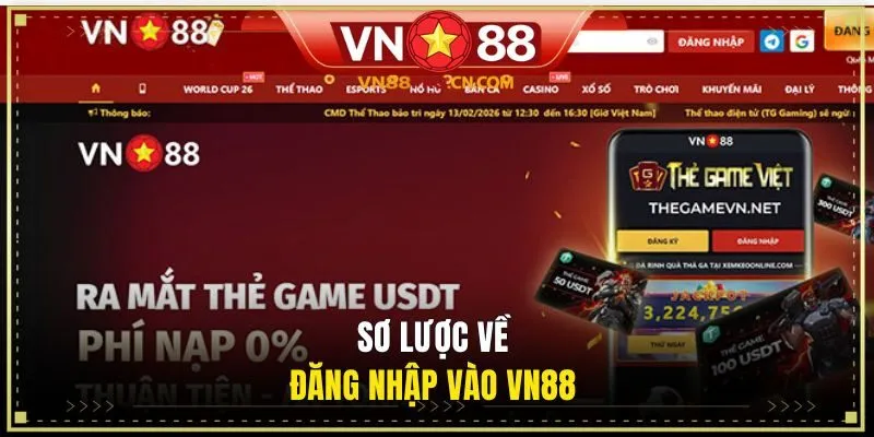 Sơ lược về đăng nhập vào VN88